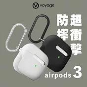 VOYAGE AirPods (第3代) 超衝擊防摔保護殼- 亞光黑