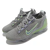 Nike 休閒鞋 Air Vapormax 2021 男鞋 海外限定 氣墊 避震 Flyknit鞋面 灰 綠 DH4084-003 26.5cm GREY/GREEN