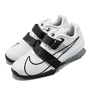 Nike 訓練鞋 Romaleos 4 運動 男鞋 支撐 穩定 重量訓練 健身房 球鞋 白 黑 CD3463101 27cm WHITE/BLACK-WHITE