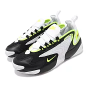 Nike 慢跑鞋 Zoom 2K 男鞋 AO0269-004 28.5cm BLACK/VOLT-WHITE