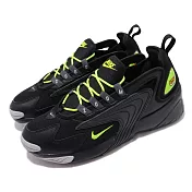 Nike 休閒鞋 Zoom 2K 運動 男鞋 AO0269-008 27.5cm BLACK/YELLOW