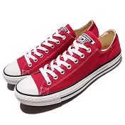 Converse All Star Ox 低筒 休閒 女鞋 M9696C 24.5cm RED/WHITE