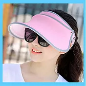【JAR嚴選】升級版抗UV單層遮陽帽 粉色