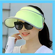 【JAR嚴選】升級版抗UV單層遮陽帽 螢光綠