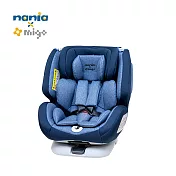 Nania X Migo 納歐聯名 法國 0-12歲 ISOFIX 兩用旋轉型汽座 - 紳士藍