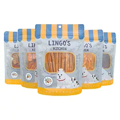 LINGO【天然手工寵物零食】五包超值組 ─ 天然好肉