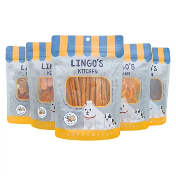 LINGO【天然手工寵物零食】五包超值組 - 天然好肉