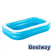 【Party World】Bestway 藍色長方型家庭泳池 54006