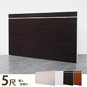 《Homelike》麗緻鋁框床頭片-雙人5尺(四色) 雙人床頭片 適用雙人5尺床台 掀床 胡桃色