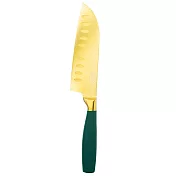 《TaylorsEye》不鏽鋼三德刀(孔雀藍12.5cm) | 萬用廚刀