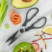 《TaylorsEye》Juno廚用料理剪刀(黑灰) | 食物剪 多功能廚用剪刀 寶寶食物剪 副食品剪刀