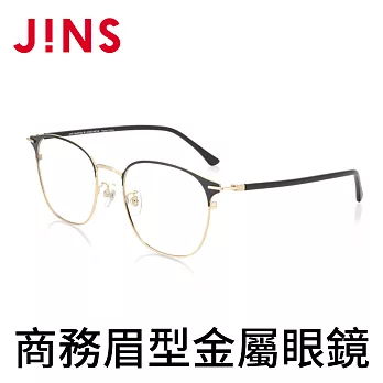 JINS 商務眉型金屬眼鏡 (AUMF19A097) 金色