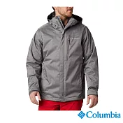 Columbia哥倫比亞 男款- 兩件式防水鋁點保暖外套 UWE11550 M 亞規 深灰