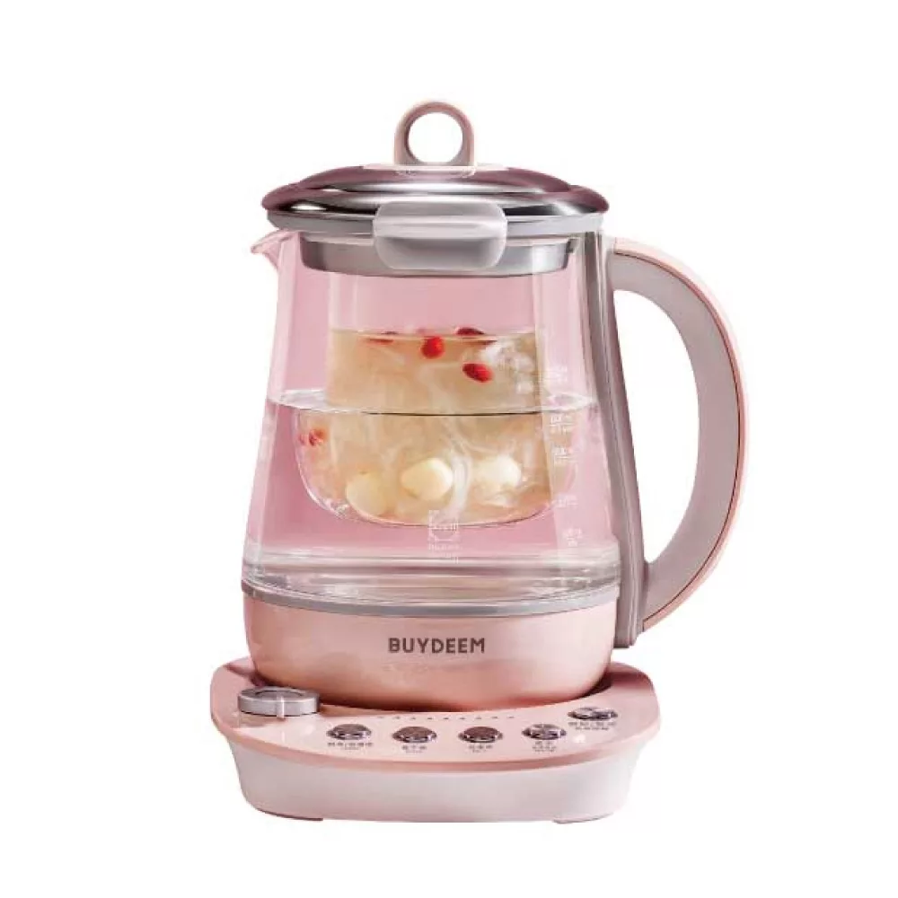 114/5/31前登錄送好禮+酵素去污粉 BUYDEEM 北鼎 多功能快煮壺 1.5L 粉漾美顏壺 K2691