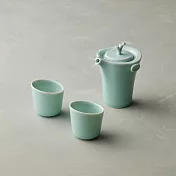 安達窯 - 青瓷 - 森呼吸茶組 - 3件組(禮盒裝)