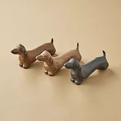 安達窯 - 日垚動物 - 臘腸狗 - 任選兩件組  - 奶油 x 2