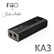 FiiO X Jade Audio KA3 隨身型平衡解碼耳機轉換器 黑色