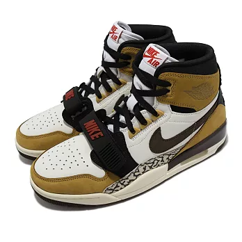 Nike 休閒鞋 Air Jordan Legacy 312 喬丹 運動 男鞋 經典元素 魔鬼氈 穿搭 白 棕 AV3922-102 26cm WHITE/BROWN