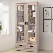 《Homelike》 可拉2.8尺下抽書櫃-橡木色 置物櫃 展示櫃 收納櫃 專人配送安裝