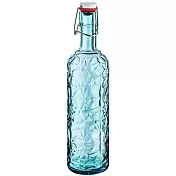 《Vega》Nala扣式密封玻璃水瓶(藍1L)