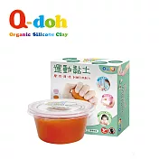 Q-doh 職能運動有機矽膠黏土單色盒 60g- 橘(中軟)