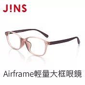 JINS Airframe輕量大框眼鏡(ALRF16A249) 粉紅