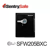 Sentry Safe 指紋辨識及電子式密碼鎖防火防水金庫(大)SFW205BXC