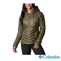 Columbia 哥倫比亞 女款- 金鋁點 極暖連帽外套 UWR71020 S 亞規 軍綠