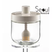 Seoul house 勺蓋一體密封油刷瓶 貝殼灰
