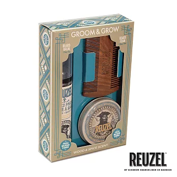 REUZEL 專業鬍鬚護理禮盒(清新木質調)-代理商公司貨