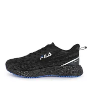 FILA RIPPLE [1-J950V-008] 男 慢跑鞋 運動 休閒 透氣 輕量 飛織布 黑 藍 26cm 黑/藍