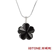 石頭記 水晶項鍊-幸福花語-3色選 黑瑪瑙