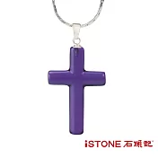 石頭記 水晶項鍊-水晶十字 (多色選) 紫水晶