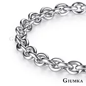 GIUMKA純銀手鍊S925銀手鏈 簡約鏈條銀手飾男女中性款 MHS06011 18 銀白色手鍊