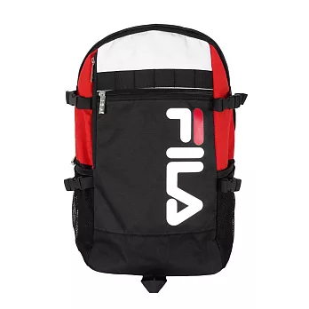 Fila Bag [BPU-3006-DK] 後背包 運動 休閒 上學 13吋筆電 減壓背帶 藍 FREE 黑/紅