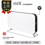 挪威 Mill 米爾 WIFI版 對流式電暖器 CO1200WIFI3【適用空間6-8坪】 白 白