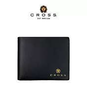 【CROSS】台灣總經銷 限量2折 頂級小牛皮4卡1零錢袋皮夾 洛非諾系列 全新專櫃展示品 (黑色 贈禮盒提袋)