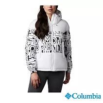 Columbia 哥倫比亞 女款- Omni-Heat 鋁點保暖連帽外套 UWR02970 XXL 亞規 白色