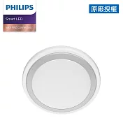 Philips 飛利浦 Smart LED WiZ 智慧照明 慕心智慧 LED吸頂燈-銀色 (PW009)