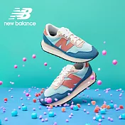New Balance 女 237系列 復古運動鞋 WS237WA1-B US5.5 藍粉