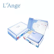 L’Ange 棉之境 經典純棉紗布巾禮盒組- 藍色