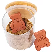 《FOXRUN》赤陶食材防潮片2入(泰迪熊) | 防潮乾燥片 陶片