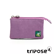 tripose 漫遊系列岩紋簡約微旅萬用零錢包  夢幻紫