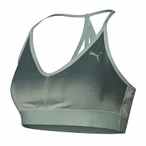 PUMA 訓練系列Risktaker低衝擊運動內衣(F) 運動內衣 女 藍綠色 XL 漸層綠