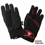 雪之旅 SKI-DRI防水透氣科技保暖棉手套 M 黑