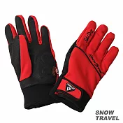 雪之旅 SKI-DRI防水透氣科技保暖棉手套 M 紅