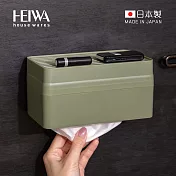 【日本平和Heiwa】日製抗菌磁吸抽取式口罩收納盒- 抹茶綠