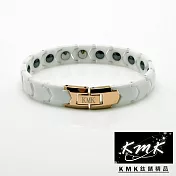 KMK鈦鍺精品【精密陶瓷】磁鍺健康白手鍊(CE-02)