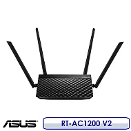 ASUS華碩 RT-AC1200 V2 AC1200 四天線雙頻無線 WIFI 路由器