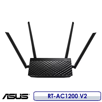 ASUS華碩 RT-AC1200 V2 AC1200 四天線雙頻無線 WIFI 路由器